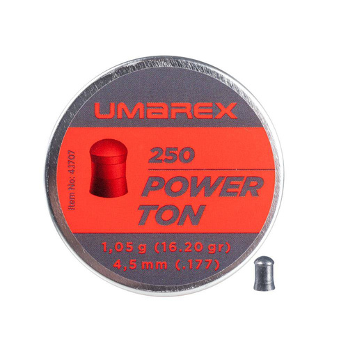 Umarex - Śrut do wiatrówki Power Ton - 4,5 mm - 250 szt. - 4.1707