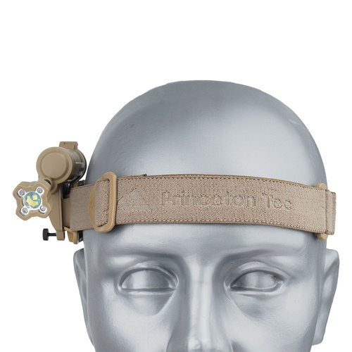 Princeton Tec - Latarka LED nahełmowa Charge X - 100 lm - RGB - IR - Tan - C23-TN