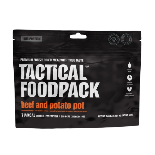 Tactical Foodpack - Liofilizowana racja żywnościowa BIG Beef and Potato Pot - 490 g - MB002