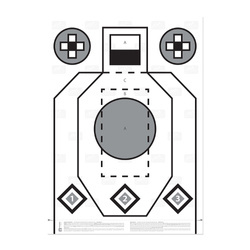 Helikon - Tarcza strzelecka RXQT do broni długiej - RT-RXQ-PA-20