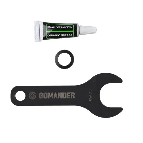 Tłumik płomienia Gomander Quadron Evo 9 mm M14x1 - Stal hartowana - Czarny - TB0.10215_1-M14x1-9.