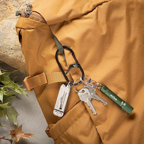 Nite Ize - Karabińczyk z podwójną komorą G-Series™ #2 - Stalowy - Czarny - GS2-01-R6