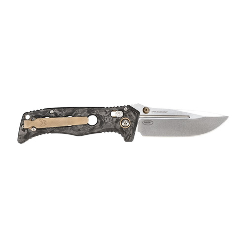 Benchmade - Nóż taktyczny składany Mini Adamas - CPM MagnaCut - Czarny - 273-03