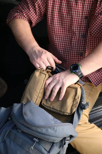 Helikon - Panel na rzep Insert MOLLE Adapter 2 - Cordura - Shadow Grey - IN-MA2-CD-35