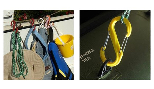 Nite Ize - Karabinek S-Biner #4 Plastic Black Gate - Coyote - SBP4-03-28BG