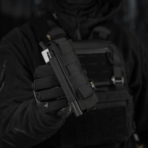M-Tac - Kieszeń na stazę taktyczną z panelem Molle Gen. III - Czarna - 10137302