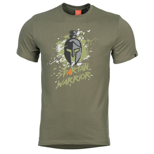 Pentagon - Koszulka Ageron T-Shirt Spartan Warrior - Oliwkowy - K09012-SW-06
