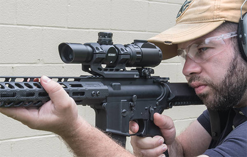 UTG - Luneta biegowa 1-8X28 AccuShot Tactical MRC Scope - SCP3-18IEBG4