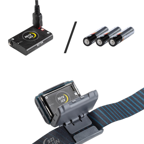 Nite Ize - Latarka czołowa Radiant® RH2™- 700 lm - Czarna / Szara - RH2-09-R8