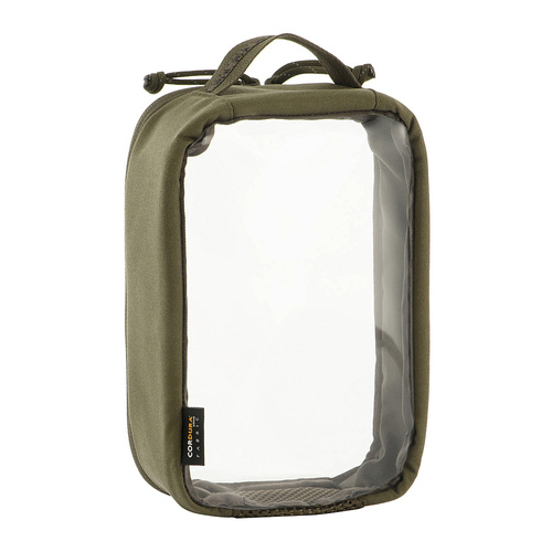 M-Tac - Organizer ergonomiczny przezroczysty Elite - Rozmiar Small 22x14 cm - Cordura 500D - Ranger Green - 10147023