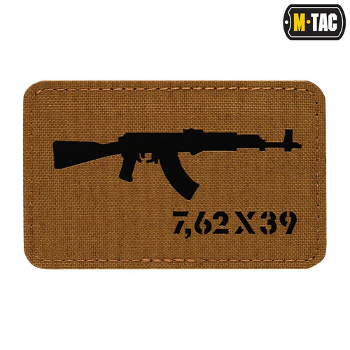 M-Tac - Naszywka AKM 7,62x39 Laser Cut - Coyote/Czarna - 51110502