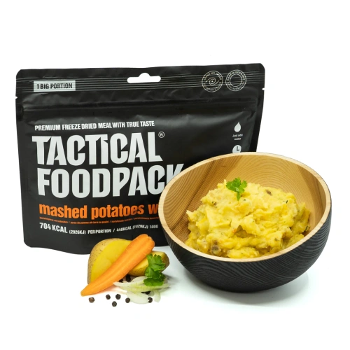 Tactical Foodpack - Liofilizowana racja żywnościowa BIG Mashed Potatoes with Chicken - 660 g - MB004