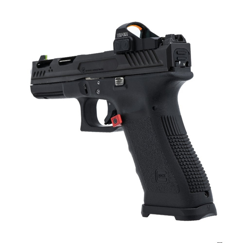 Strike Industries - Powiększony zwalniacz magazynka do Glock Gen 1/2/3 - Czerwony - SI-G3-MagRelease-RED