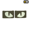 M-Tac - Naszywki odblaskowe Tiger Eyes Laser Cut - Para - Ranger Green - 51140023