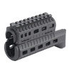 DLG Tactical - Łoże z nakładką rury gazowej do AKSU - Picatinny - M-LOK - Polimer - Czarny - DLG-122-BLK