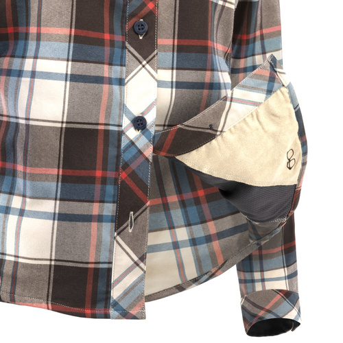 Helikon - Koszula damska Marigold - True Grey Checkered - KO-MWS-NS-PW