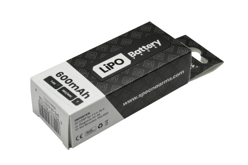 Specna Arms - Bateria AEG LiPo 7,4V - 600 mAh - SPE-06-029217