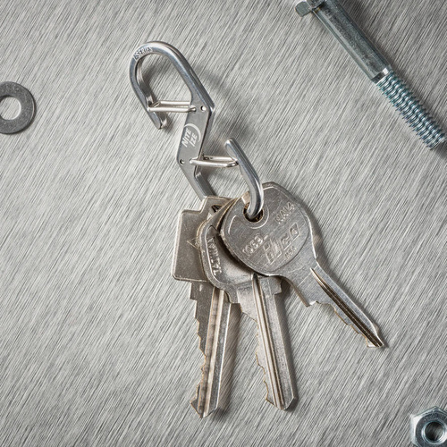 Nite Ize - Podwójny karabińczyk Z-Series #2 - Stalowy - Srebrny - ZS2-11-R6