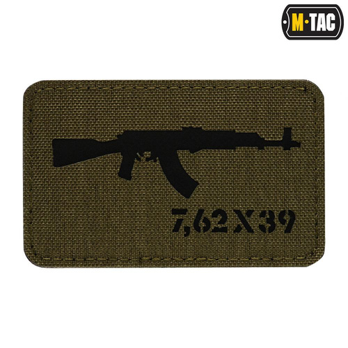 M-Tac - Naszywka AKM 7,62x39 Laser Cut - Ranger Green/Czarny - 51110232