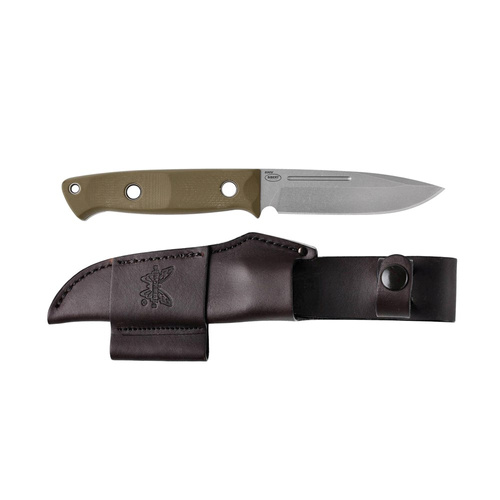 Benchmade - Nóż survivalowy 163-1 Bushcrafter - CPM-S30V - Zielony - 163-1