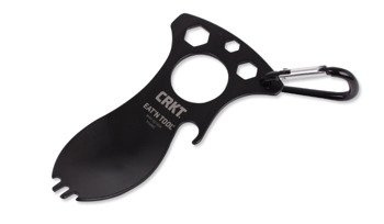 CRKT - Niezbędnik Eat'N Tool - Stal nierdzewna 3Cr13  - Teflon - Czarny - CR9100KC