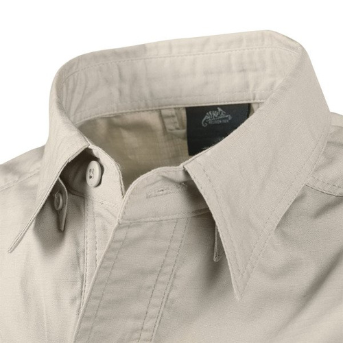 Helikon - Koszula z długim rękawem Defender Mk2 - PolyCotton Ripstop - Olive Green - KO-DF2-PR-02
