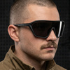Swiss Eye - Okulary balistyczne Devil - Poliwęglan - Wymienne wizjery - Czarny - 40431