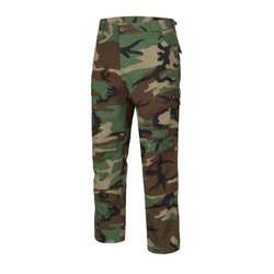 Helikon - Spodnie wojskowe BDU - PolyCotton Ripstop - Woodland - SP-BDU-PR-03