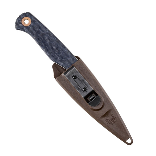 Benchmade - Nóż survivalowy EDC Dacian - Spear Point - Canvas Micarta - CPM MagnaCut - Blue Denim - 203