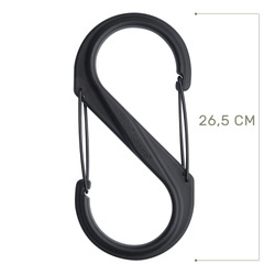 Nite Ize - Karabińczyk S-Biner #10 Plastic Black Gate - Czarny - SBP10-03-01BG