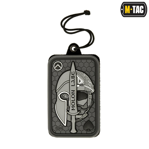 M-Tac - Panel na naszywki z kieszenią na karty ID ze smyczą - Czarny - 10118002