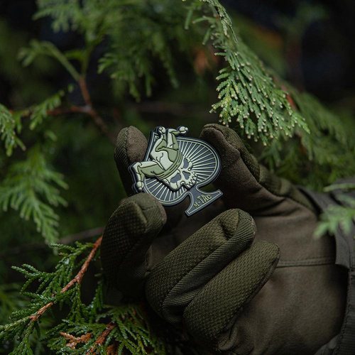 M-Tac - Naszywka Ace of Spades - PVC 3D - Oliwkowy - 51108201