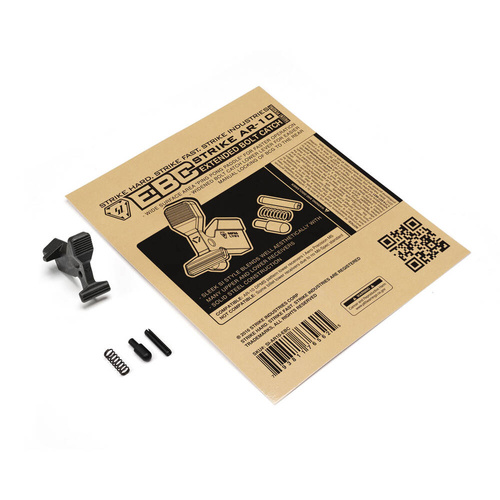 Strike Industries - Dźwignia zwalniacza zamka Enhanced Bolt Catch dla AR10 - Czarny - SI-AR10-EBC