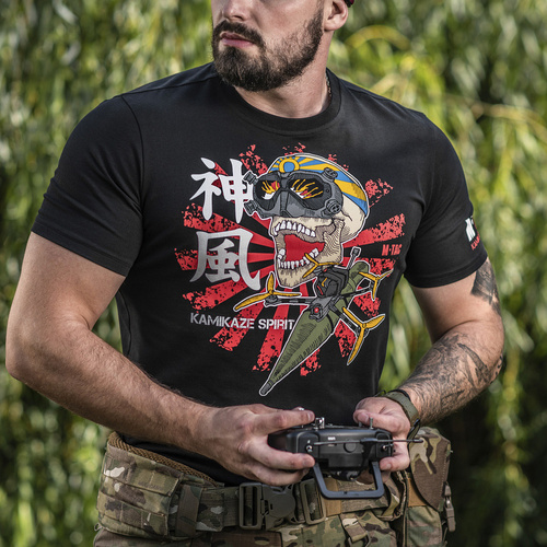 M-Tac - Koszulka T-Shirt Kamikaze Spirit - Czarny - 80058002
