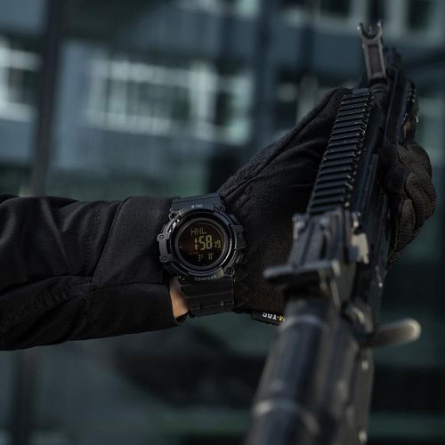 M-Tac - Zegarek taktyczny z kompasem 2233 - Czarny - 50010002