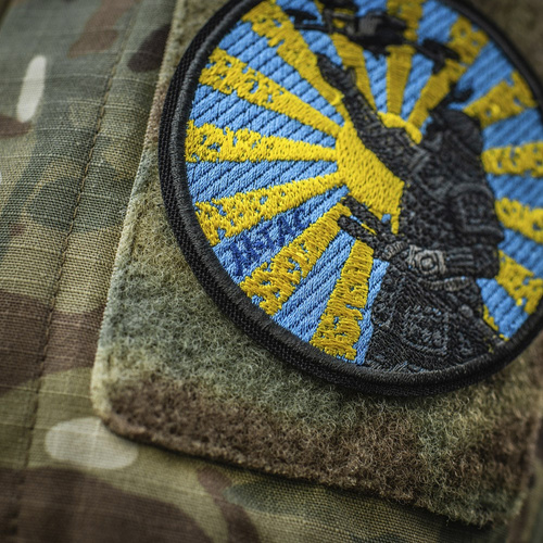 M-Tac - Naszywka Droga Samuraja - Haft - Żółty/Niebieski - 51426002