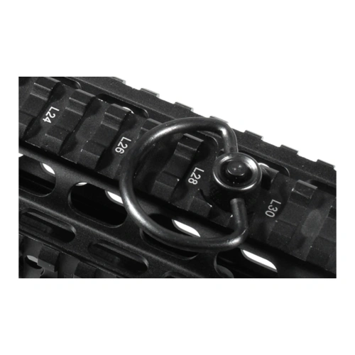 UTG - Ucho zawieszenia taktycznego QD Sling Swivel C-Shape Loop 1,25" - Stal - Czarny - TL-QDSW08C