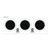 Range Solutions - Tarcza strzelecka KSPx3 50 m - 50 sztuk - 500 x 200 mm - Biały - RAN-14-035431-00