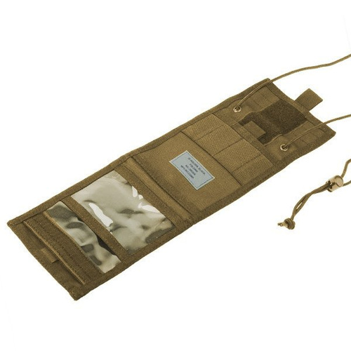 MFH - Paszportówka, etui na dokumenty na szyję ID Holder - Coyote Brown - 30930R