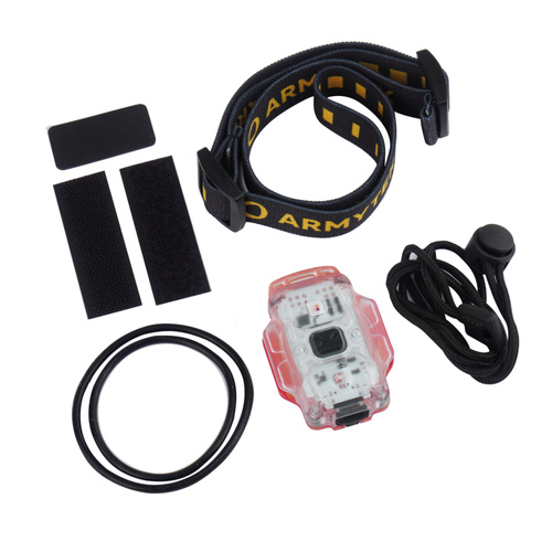 Armytek - Latarka kieszonkowa LED Crystal Pro UV - Czerwona - F10301RUV