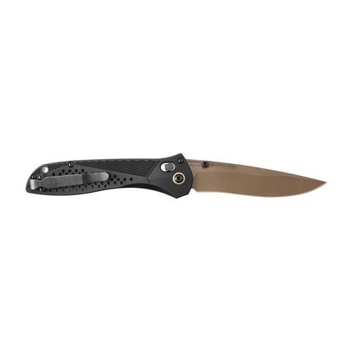 Benchmade - Nóż taktyczny składany Seven Ten - CPM MagnaCut - Czarny/Flat Dark Earth - 710FE-2401