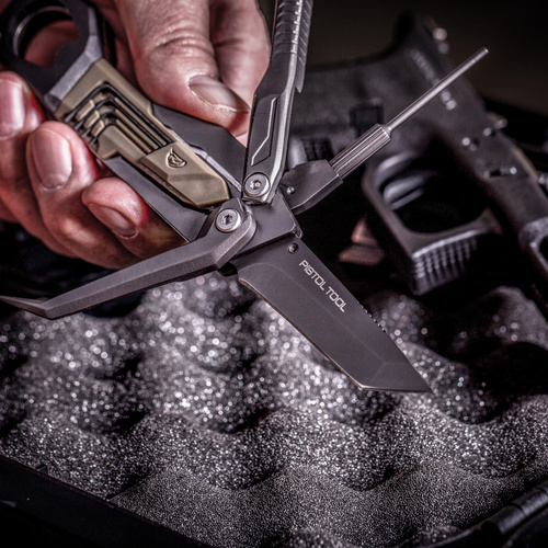 Real Avid - Multitool do pistoletów The Pistol Tool - 19 funkcji - Brązowy - AVPSTL