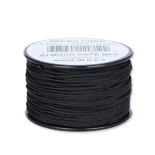 Atwood Rope MFG - Micro Cord - 1,18 mm - Czarny - Szpulka 38,1m