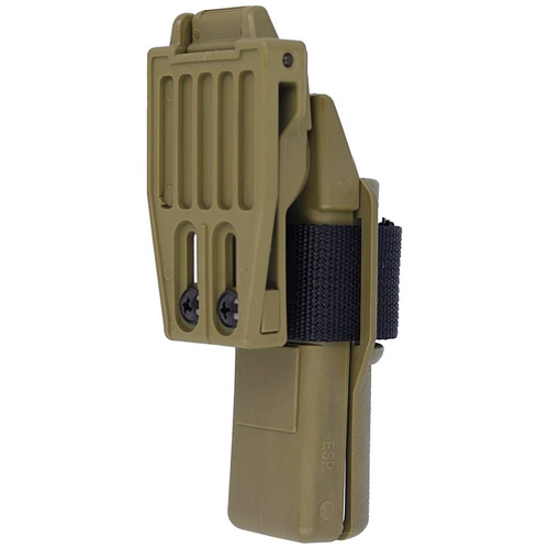 ESP - Uchwyt na pałkę teleskopową z klipsem UBC-05 - Dla pałek 16", 18", 21" - Khaki - BH-54 KH