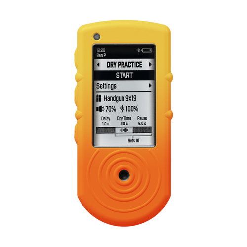 Shooters Global - Silikonowe etui do timera strzeleckiego SG Timer 2 - Zachód słońca na strzelnicy