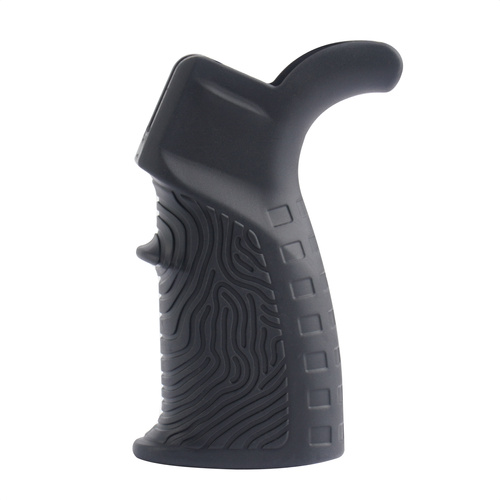 DLG Tactical - Ergonomiczny chwyt ze schowkiem do AR-15 - Gumowany - Czarny - DLG-123-BLK