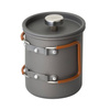 Helikon - Kubek z zaparzaczem do kawy CAMP French Press - 600 ml - Aluminium - Szary - TK-FPC-AL-19