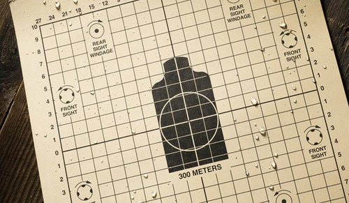 Rite in the Rain - Tarcza do zerowania 25 Meter Zeroing Target - 100 szt. - 9125
