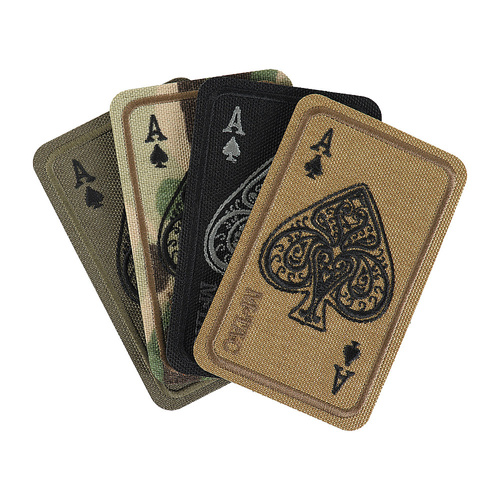 M-Tac - Naszywka Ace Of Spades - Haftowana - Cordura 500D - Coyote - 5363