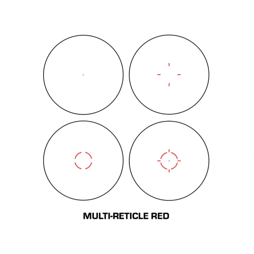 Swampfox Optics - Kolimator zamknięty Liberator II MR - System MRS - Czerwony znak celowniczy - RDLR122-2MR